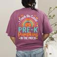 I Teach The Cutest Pre-K Pumpkin Teacher Student Halloween Women's Comfort Colors T-Shirt Back Print Berry I Teach The Cutest Pre-K Pumpkin Teacher Student Halloween Women's Comfort Colors T-Shirt Back Print Berry