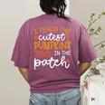 I Teach The Cutest Pumpkins In The Patch Shirt Teacher Women's Comfort Colors T-Shirt Back Print Berry I Teach The Cutest Pumpkins In The Patch Shirt Teacher Women's Comfort Colors T-Shirt Back Print Berry