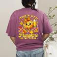 I Teach The Cutest Pumpkins In The Patch Teacher Halloween Women's Comfort Colors T-Shirt Back Print Berry I Teach The Cutest Pumpkins In The Patch Teacher Halloween Women's Comfort Colors T-Shirt Back Print Berry