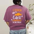I Teach The Cutest Pumpkins In The Patch Teacher School For Men Women Kids Women's Comfort Colors T-Shirt Back Print Berry I Teach The Cutest Pumpkins In The Patch Teacher School For Men Women Kids Women's Comfort Colors T-Shirt Back Print Berry