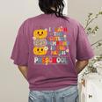 I Teach The Cutest Pumpkins Preschool Teacher Halloween Women's Comfort Colors T-Shirt Back Print Berry I Teach The Cutest Pumpkins Preschool Teacher Halloween Women's Comfort Colors T-Shirt Back Print Berry