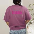 TEACH Inspirational Teacher Comfortable & Stylish T-Shirt Women's Comfort Colors T-Shirt Back Print Berry TEACH Inspirational Teacher Comfortable & Stylish T-Shirt Women's Comfort Colors T-Shirt Back Print Berry