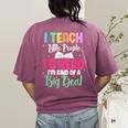I Teach Little People To Read Reading Teacher For Men Women Girls Kids Women's Comfort Colors T-Shirt Back Print Berry I Teach Little People To Read Reading Teacher For Men Women Girls Kids Women's Comfort Colors T-Shirt Back Print Berry