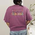 Teach Them Love Them Watch Them Grow Teacher Women's Comfort Colors T-Shirt Back Print Berry Teach Them Love Them Watch Them Grow Teacher Women's Comfort Colors T-Shirt Back Print Berry
