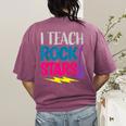 I Teach Rockstars Tee Orchestra Music Teacher Back To School Women's Comfort Colors T-Shirt Back Print Berry I Teach Rockstars Tee Orchestra Music Teacher Back To School Women's Comfort Colors T-Shirt Back Print Berry