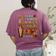 Teach The Scariest Mummies Halloween Social Studies Teacher Men Women Women's Comfort Colors T-Shirt Back Print Berry Teach The Scariest Mummies Halloween Social Studies Teacher Men Women Women's Comfort Colors T-Shirt Back Print Berry