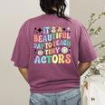 Teach Tiny Actors Theater Drama Teacher Drama Teaching Women's Comfort Colors T-Shirt Back Print Berry Teach Tiny Actors Theater Drama Teacher Drama Teaching Women's Comfort Colors T-Shirt Back Print Berry