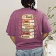 I Teach History Month Black Teacher Melanin Women's Comfort Colors T-Shirt Back Print Berry I Teach History Month Black Teacher Melanin Women's Comfort Colors T-Shirt Back Print Berry