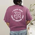 I Teach Some Turtley Awesome Kids Teacher Turtle Pun Women's Comfort Colors T-Shirt Back Print Berry I Teach Some Turtley Awesome Kids Teacher Turtle Pun Women's Comfort Colors T-Shirt Back Print Berry