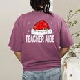 Teacher Aide Christmas Women Family Matching Group Xmas Women's Comfort Colors T-Shirt Back Print Berry Teacher Aide Christmas Women Family Matching Group Xmas Women's Comfort Colors T-Shirt Back Print Berry