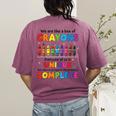 Teacher We Are Like a Box Of Crayons Back To School Women's Comfort Colors T-Shirt Back Print Berry Teacher We Are Like a Box Of Crayons Back To School Women's Comfort Colors T-Shirt Back Print Berry