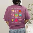 Teacher Christian God Says I Am Faith Religious Bible Verse Women's Comfort Colors T-Shirt Back Print Berry Teacher Christian God Says I Am Faith Religious Bible Verse Women's Comfort Colors T-Shirt Back Print Berry