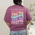 Teacher Dear Students Behind Me 1st Day Of School On Back Women's Comfort Colors T-Shirt Back Print Berry Teacher Dear Students Behind Me 1st Day Of School On Back Women's Comfort Colors T-Shirt Back Print Berry