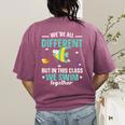 Teacher We All Different But In This Class We Swim Together Women's Comfort Colors T-Shirt Back Print Berry Teacher We All Different But In This Class We Swim Together Women's Comfort Colors T-Shirt Back Print Berry