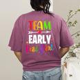 Teacher Early Childhood Education Preschool Head Start Crew Women's Comfort Colors T-Shirt Back Print Berry Teacher Early Childhood Education Preschool Head Start Crew Women's Comfort Colors T-Shirt Back Print Berry