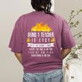 Being a Teacher Is Easy Everything Is On Fire T-Shirt For Men Women Kids Women's Comfort Colors T-Shirt Back Print Berry Being a Teacher Is Easy Everything Is On Fire T-Shirt For Men Women Kids Women's Comfort Colors T-Shirt Back Print Berry