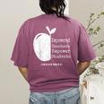 Teacher Empower Student Teacher Protest Supporter Red For Ed Women's Comfort Colors T-Shirt Back Print Berry Teacher Empower Student Teacher Protest Supporter Red For Ed Women's Comfort Colors T-Shirt Back Print Berry
