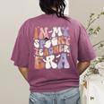 Teacher Halloween In My Spooky Teacher Era Retro Groovy Women's Comfort Colors T-Shirt Back Print Berry Teacher Halloween In My Spooky Teacher Era Retro Groovy Women's Comfort Colors T-Shirt Back Print Berry