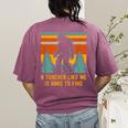 A Teacher Like Me Is Hard To Find Bigfoot Teacher Women's Comfort Colors T-Shirt Back Print Berry A Teacher Like Me Is Hard To Find Bigfoot Teacher Women's Comfort Colors T-Shirt Back Print Berry