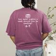 Teacher Haunted By 6-7 Halloween 6 7 Reading Book 67 Women's Comfort Colors T-Shirt Back Print Berry