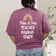 This Is My Teacher Pajama Shirt Teacher Life Tee Women's Comfort Colors T-Shirt Back Print Berry This Is My Teacher Pajama Shirt Teacher Life Tee Women's Comfort Colors T-Shirt Back Print Berry