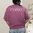 Teacher Pivot For Men Women Women's Comfort Colors T-Shirt Back Print Berry Teacher Pivot For Men Women Women's Comfort Colors T-Shirt Back Print Berry
