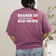 Teacher Red Pen Grading Exam Marking School Women's Comfort Colors T-Shirt Back Print Berry