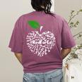 Teacher Shirt Red For Ed Teacher Protest Shirt T-Shirt Women's Comfort Colors T-Shirt Back Print Berry