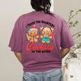Teacher Of Smart Cookies Cute Gingerbread Teacher Christmas Women's Comfort Colors T-Shirt Back Print Berry Teacher Of Smart Cookies Cute Gingerbread Teacher Christmas Women's Comfort Colors T-Shirt Back Print Berry