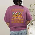 Teacher Of Smart Cookies Gingerbread Christmas Teacher Women's Comfort Colors T-Shirt Back Print Berry Teacher Of Smart Cookies Gingerbread Christmas Teacher Women's Comfort Colors T-Shirt Back Print Berry