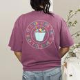 Teacher Supporter Bucket Filler Hero Women's Comfort Colors T-Shirt Back Print Berry