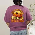 Teacher All Teachers Love Brains Halloween Party Women's Comfort Colors T-Shirt Back Print Berry Teacher All Teachers Love Brains Halloween Party Women's Comfort Colors T-Shirt Back Print Berry