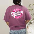 Come On Teachers Let's Go Teach Pink Back To School For Men Women Women's Comfort Colors T-Shirt Back Print Berry Come On Teachers Let's Go Teach Pink Back To School For Men Women Women's Comfort Colors T-Shirt Back Print Berry