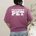 TEACHER'S PET You'Re My Favorite Do Me A Favor Women's Comfort Colors T-Shirt Back Print Berry TEACHER'S PET You'Re My Favorite Do Me A Favor Women's Comfort Colors T-Shirt Back Print Berry