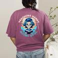 Teaching Heart Anime Soul Teacher Otaku Manga Women's Comfort Colors T-Shirt Back Print Berry