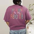 Teaching Preschool Teacher Tiny Humans Are My Favorite Women's Comfort Colors T-Shirt Back Print Berry Teaching Preschool Teacher Tiny Humans Are My Favorite Women's Comfort Colors T-Shirt Back Print Berry