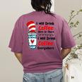 Teaching I Will Drink Coffee Here Or There Teacher Women's Comfort Colors T-Shirt Back Print Berry Teaching I Will Drink Coffee Here Or There Teacher Women's Comfort Colors T-Shirt Back Print Berry