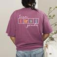 Team First Grade Back To School 1st Grade Teacher Kids Cute Women's Comfort Colors T-Shirt Back Print Berry