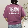 Team Homeschool Homeschooler Homeschooling Teacher Mom Kids Women's Comfort Colors T-Shirt Back Print Berry Team Homeschool Homeschooler Homeschooling Teacher Mom Kids Women's Comfort Colors T-Shirt Back Print Berry
