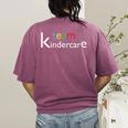 Team Kindercare Teacher Back To School Shirt T-Shirt Women's Comfort Colors T-Shirt Back Print Berry Team Kindercare Teacher Back To School Shirt T-Shirt Women's Comfort Colors T-Shirt Back Print Berry