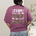 Team School Nurse Camo Teacher Student Back To School For Men Women Women's Comfort Colors T-Shirt Back Print Berry