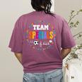 TEAM Specials Teacher TRIBE Squad Back To Primary School Women's Comfort Colors T-Shirt Back Print Berry TEAM Specials Teacher TRIBE Squad Back To Primary School Women's Comfort Colors T-Shirt Back Print Berry