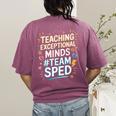 Team Sped Sped Teacher Special Education Teacher Team Women's Comfort Colors T-Shirt Back Print Berry Team Sped Sped Teacher Special Education Teacher Team Women's Comfort Colors T-Shirt Back Print Berry