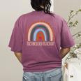 Technology Teacher Rainbow Appreciation Day Back To School For Men Women Women's Comfort Colors T-Shirt Back Print Berry Technology Teacher Rainbow Appreciation Day Back To School For Men Women Women's Comfort Colors T-Shirt Back Print Berry