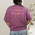 Technology Teacher Student First Day Back To School Tie Dye For Men Women Girls Kids Women's Comfort Colors T-Shirt Back Print Berry Technology Teacher Student First Day Back To School Tie Dye For Men Women Girls Kids Women's Comfort Colors T-Shirt Back Print Berry