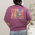 I Tell Young People About Dead People Groovy History Teacher Women's Comfort Colors T-Shirt Back Print Berry I Tell Young People About Dead People Groovy History Teacher Women's Comfort Colors T-Shirt Back Print Berry