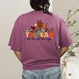 Test Day Teacher Shirt You Can Do Hard Things Women Kids Women's Comfort Colors T-Shirt Back Print Berry