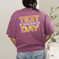 Test Day Testing May The Skills Be With You School Teacher Women's Comfort Colors T-Shirt Back Print Berry Test Day Testing May The Skills Be With You School Teacher Women's Comfort Colors T-Shirt Back Print Berry