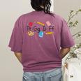 TGIF Teacher Alphabet Kindergarten Teacher Appreciation Women's Comfort Colors T-Shirt Back Print Berry TGIF Teacher Alphabet Kindergarten Teacher Appreciation Women's Comfort Colors T-Shirt Back Print Berry