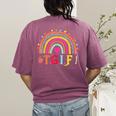 TGIF Teacher Appreciation Alphabet Thank God It's Friday For Men Women Girls Kids Women's Comfort Colors T-Shirt Back Print Berry TGIF Teacher Appreciation Alphabet Thank God It's Friday For Men Women Girls Kids Women's Comfort Colors T-Shirt Back Print Berry